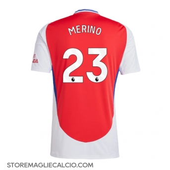 Arsenal Mikel Merino #23 Maglia Gara Casa Repliche 2024-25 Maniche Corte